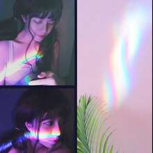 Cube Prism For Science, Photography And Hex Prism For Home Decoration, Glass Prism For Teaching, Colorful Light Cube Prism - 28mm - View 6