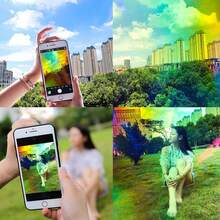 Cube Prism For Science, Photography And Hex Prism For Home Decoration, Glass Prism For Teaching, Colorful Light Cube Prism - 28mm - View 7