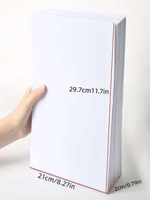 100 hojas A4 doble faz impresión papel - Blanco - Ver 2