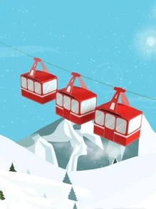 5pcs/set Cable Car Fun Blind Box & Fine Cordage, Decorative Banners For Birthday Holiday Party, Gift Wrapping Supplies Paper Gift Box Candy Box - Multicolor - View 4