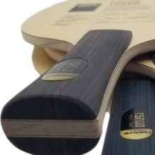 1 pieza de paleta de ping pong tipo ofensiva SANWEI T5000 con hoja de tenis de mesa para principiantes - Multicolor - Ver 5
