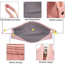 1pc Travel Case For  Airwrap Styler/Shark Flexstyle, Portable Carrying Case For  Supersonic Hair Dryer, Waterproof Anti-Scratch Dustproof Shockproof Protection Organizer Travel Storage Bag - Pink - View 6