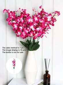 1入組滌綸人造花，現代婚禮假花，家居裝飾 - 玫紅色 - 查看 1