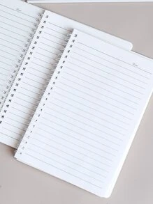 M O K A A5 螺旋筆記本，桃粉色，60 頁內襯頁，4件套用品 - 彩色 - 查看 8