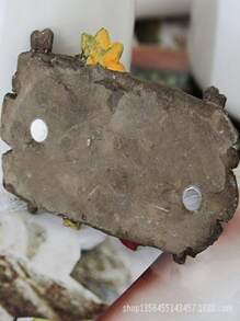 1 Peça Imã de Geladeira com Placa de Madeira Impressa com "Sweet Home" em Estilo Inglês Retrô, Pintura Manual em Resina, Decoração Doméstica e de Jardim, Melhores Presentes