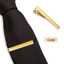 Xiacheng 3 PCs/Set Tie Clips For Men,Classic Tie Clip Silver Gold Black Necktie Tie Bar Pinch Clips Suitable For Wedding Anniversary Business And Daily Life - Multicolor - View 4