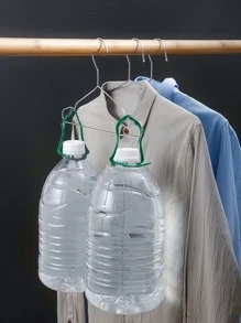 5pcs Stainless Steel Clothes Hanger For Home Drying Clothes - Silver - View 4