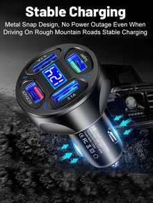 車用電器車載電子配件 - 黑色 - 查看 2