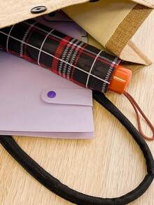 大容量,便攜2入組/套字母圖案海灘托特包帶零錢包書包套裝適用於青少年女孩女士大學學生,老師完美適用於學校,大學,教師節,老師禮物 - 卡其色 - 查看 4