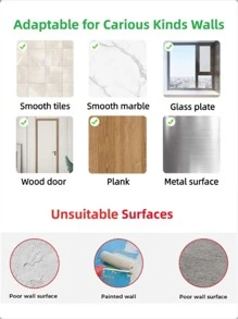 1 件免钻浴室收纳架，用于存放化妆品、香水、文具和其他小物品，壁挂式秋季家居装饰房间装饰