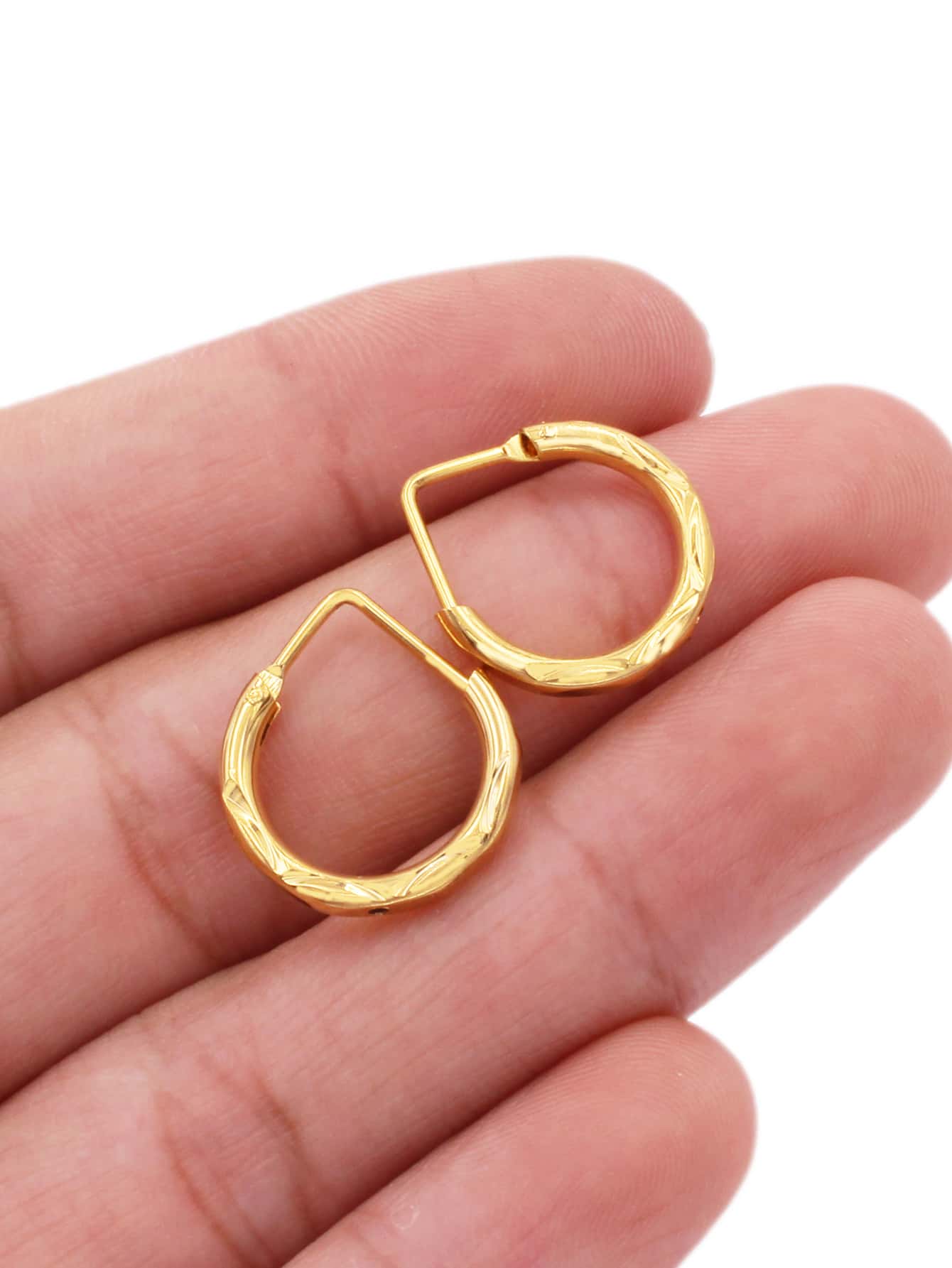 Brincos Banhados a Ouro, Pequenos Brincos Argola Redondos, Brincos Argola, Acessórios de Piercing, Presentes de Joias para Mulheres/Meninas