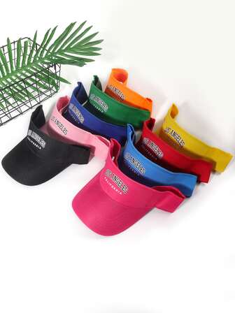 Letter Graphic Visor Hat