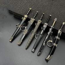 1pc Zinc Alloy Mini Embroidery Knife Keychain - Multicolor - View 3