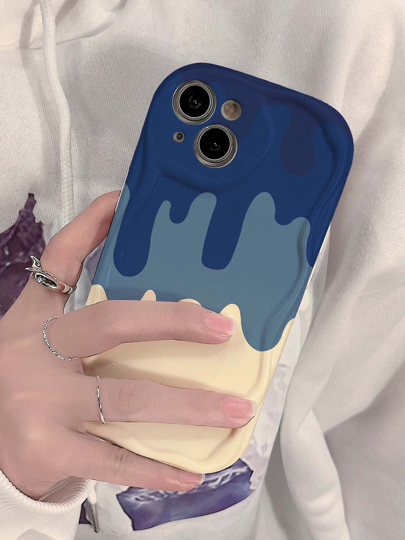 Color Block Phone Case - Multicolor - View 1