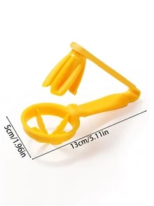 1入組番茄切刀/草莓切片機適用於沙拉和水果加工廚房工具 - 黃色 - 查看 5