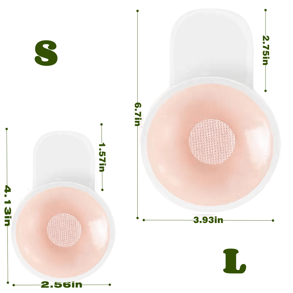 Silica Gel Nipple Covers, Nipple Stickers, Silicone Reusable Lifting