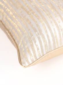 1 件现代简约金色几何图案涤纶提花方形抱枕套，适用于客厅、卧室、办公室，45cm * 45cm、50cm * 50cm、30cm * 50cm，（无枕芯） - 金色 - 查看 6