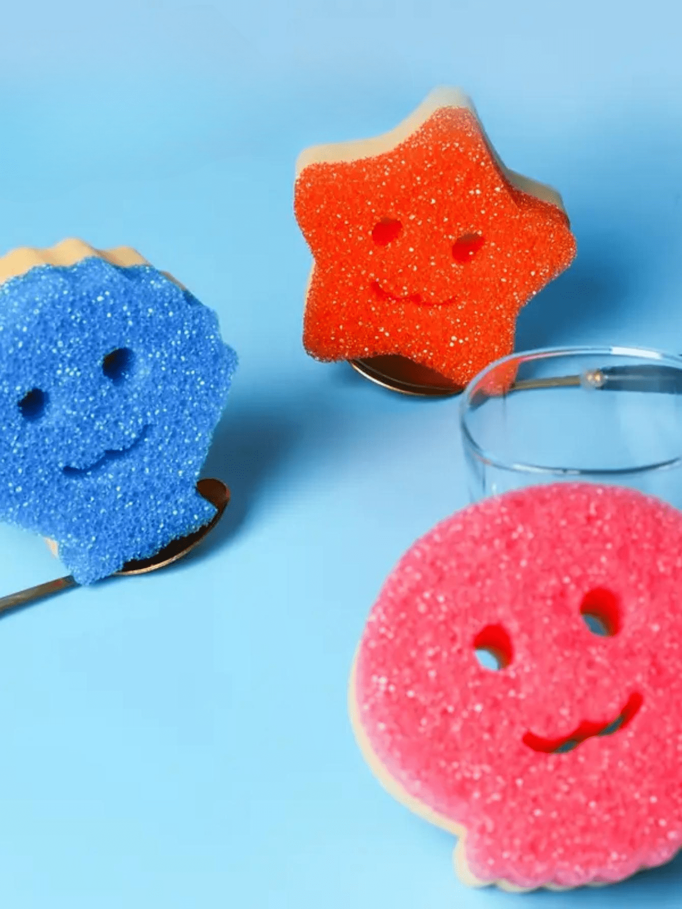 Thermal Sponge Kitchen And Household Duallayer Cleaning Sponge With