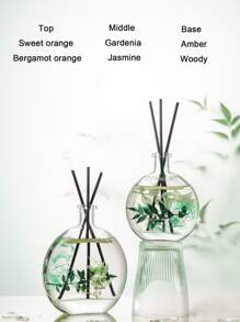 1pc 100ml Flameless Aromatherapy Essential Oil Diffuser For Bedroom, Living Room, Bathroom - Reed Stick Home Fragrance Decor - swaying wind chimes - View 2
