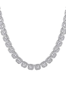 1pc Rap Men's Necklaces Are Suitable For Giving Gifts At Parties - Silver - View 3