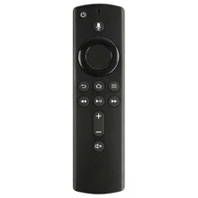 L5b83h語音替換遙控器（第2代）適用於 Fire Tv Stick 4k,第1代 Fire Tv Cube,第2代 Fire Tv Cube,fire Tv Stick 2nd Gen,fire Tv Stick Lite和fire Tv - 黑色 - 查看 1