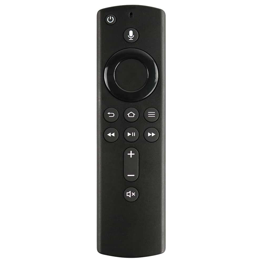 L5b83h語音替換遙控器（第2代）適用於 Fire Tv Stick 4k,第1代 Fire Tv Cube,第2代 Fire Tv Cube,fire Tv Stick 2nd Gen,fire Tv Stick Lite和fire Tv - 黑色 - 查看 1