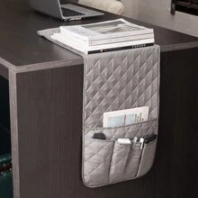 1pc Sofa Armrest Pocket Organizer With 5 Pockets, Remote Control Holder For Sofa Chair, Bedside Storage Rack