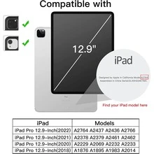 磁性保護套適用於iPadiPad一代10.9英寸iPad1/2/3/4/5 - 黑色 - 查看 10