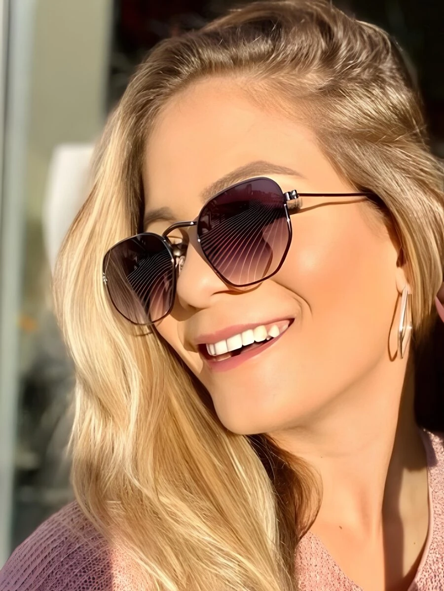 Fashion Glasses - Mauve Purple - View 1