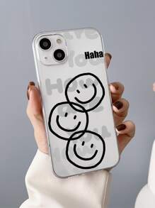 Funda de celular transparente con estampado de dibujos animados - Multicolor - Ver 1