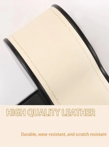 1入組汽車座椅縫隙收納,多功能可愛收納盒適合女孩,汽車內飾配件 - 白色 - 查看 5