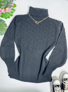 Women Sweaters - 黑色 - 查看 1