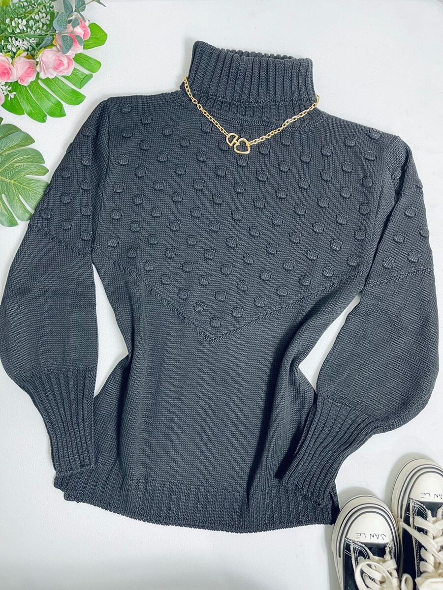 Women Sweaters - 黑色 - 查看 1