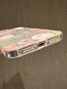 Floral Clear Phone Case - Multicolor - View 4