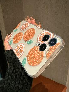 Orange Pattern Phone Case - Multicolor - View 3