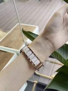 1 件女士表带，树脂运动腕带，时尚表带，兼容 Ultra/SE/Series 11/10/9/8/7/6/5/4/3/2/1、45/49/38/40/41/42/44/46 毫米 - 彩色 - 查看 3