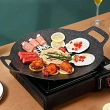 Cast Iron Griddle, Great For Outdoor Bbq And Home Cooking! - black - View 4