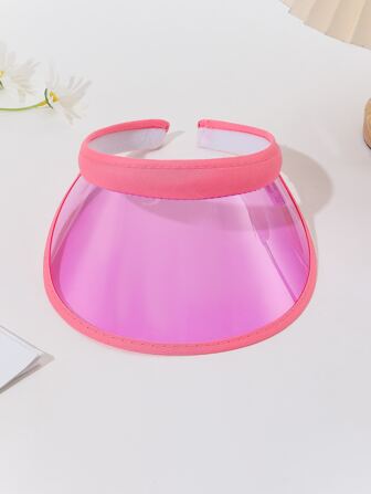 Sonnenhut Rosa Outdoor UV-Schutz mit PVC Sonnenblende