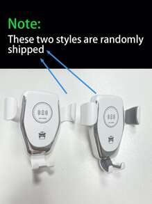 10W ABS Car Wireless Fast Charger Phone Holder - White - View 11