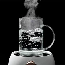 1/2 chiếc cốc thủy tinh dung tích cực lớn 1000ml, chịu nhiệt, có nắp chống bỏng nhiều màu sắc, thích hợp sử dụng trong văn phòng. - Trong sáng - Xem 5