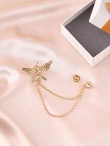 1 chiếc ghim cài áo thiết kế hình đại bàng cổ điển, phụ kiện trâm cài áo vest phong cách công sở thanh lịch dành cho nam giới - Nhiều màu - Xem 3