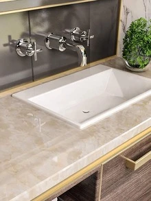 1入組防滑防水宮殿白色大理石貼紙適用於桌子,牆或者家具裝飾用品 - 彩色 - 查看 6