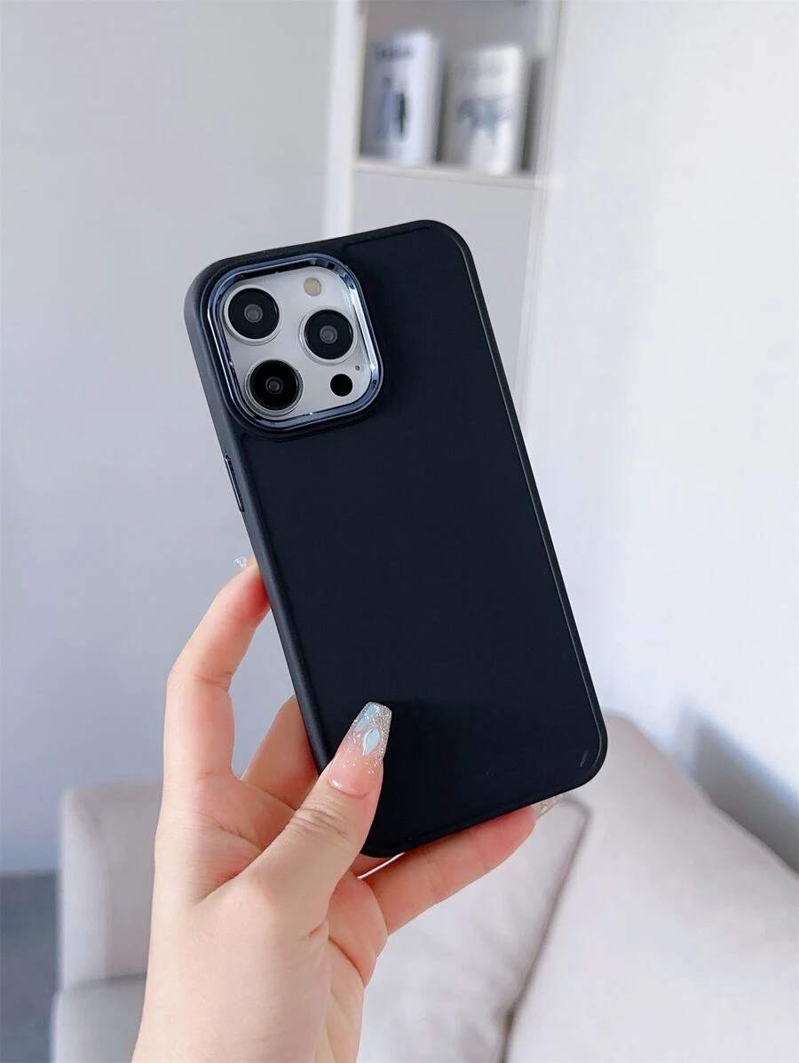 Plain Phone Case - Black - View 1