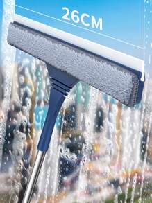 1入組窗戶刮板乾淨工具適用於家用的地面專業清潔工具適用於高腰窗戶清潔和玻璃清潔