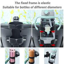 1pc Baby Stroller Cup Holder With Anti-drop Design