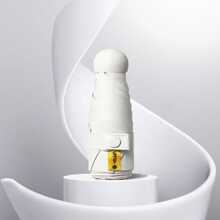 1pc Foldable Sun & Rain Umbrella For Ins Style, Ultra-light, Compact, High-end & Fashionable - white + capsule box - View 2