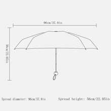 1pc Foldable Sun & Rain Umbrella For Ins Style, Ultra-light, Compact, High-end & Fashionable - white + capsule box - View 6