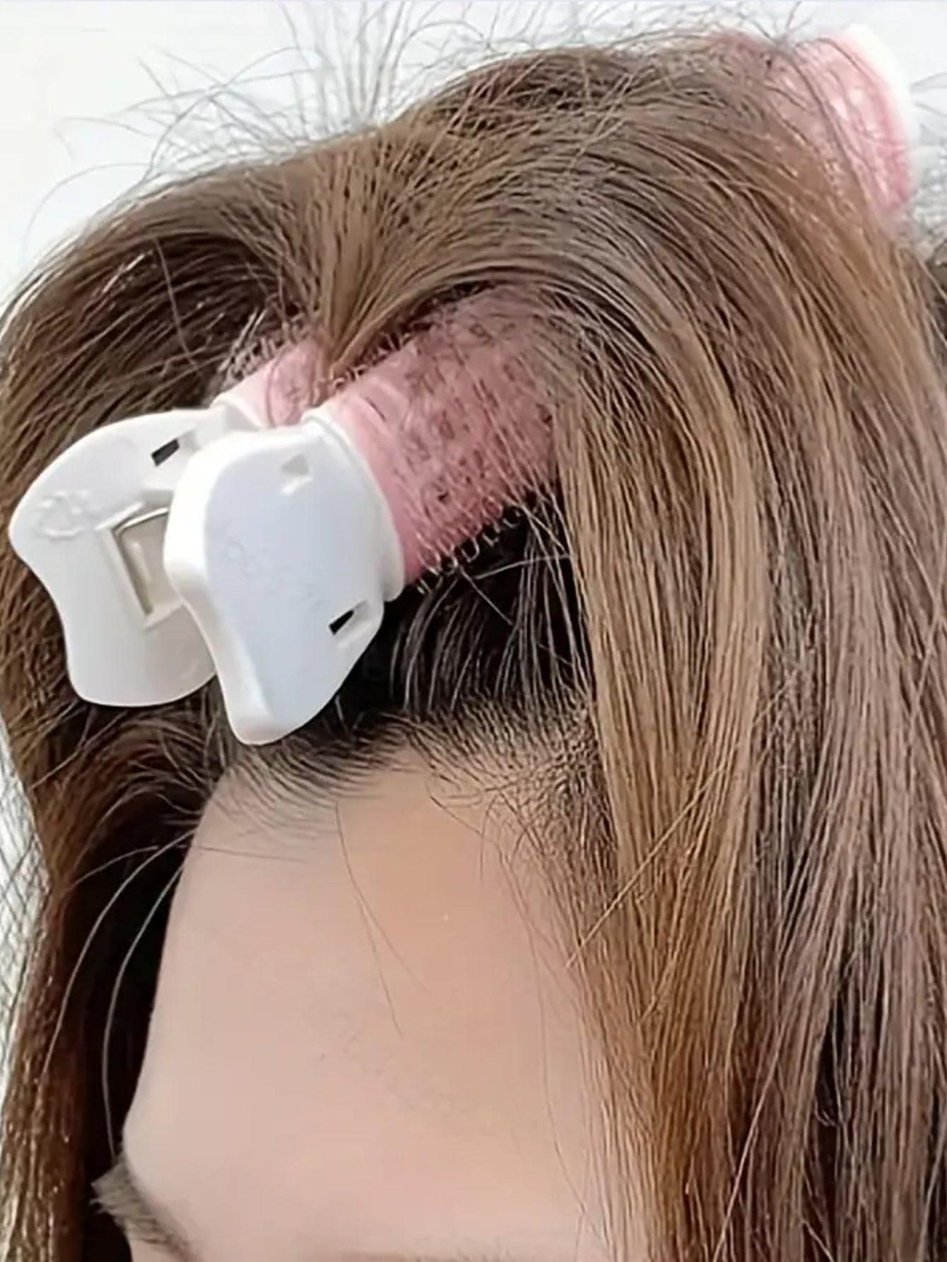 2pcs Pink Hair Root Volumizing Clip For Bangs And Curls SHEIN USA