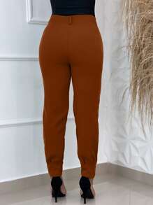 Women Pants - Bronze - View 2