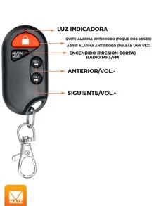 Bocina Bluetooth para Motocicleta. - Negro - Ver 3